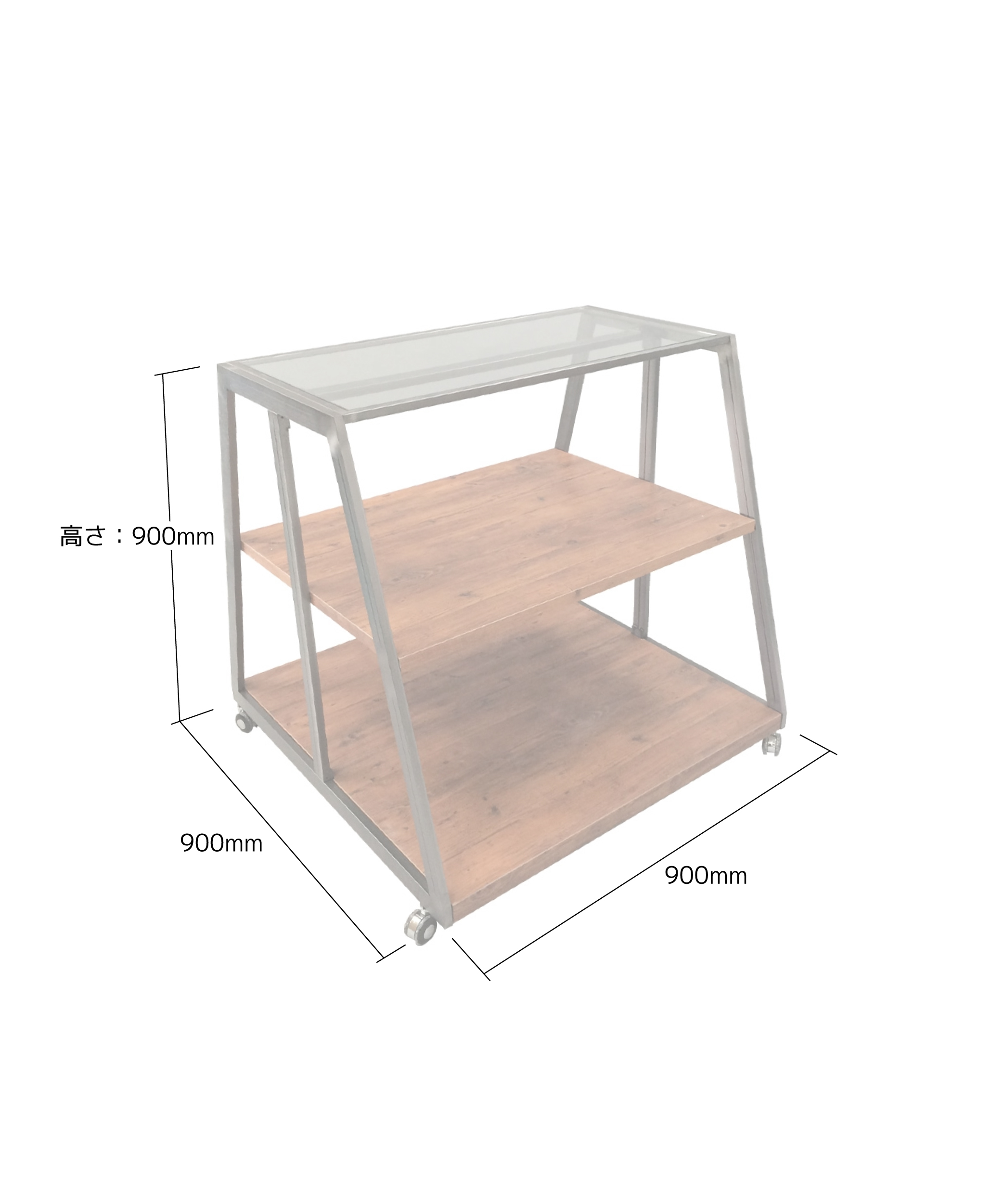アルティ テーブル ガラス天板02
