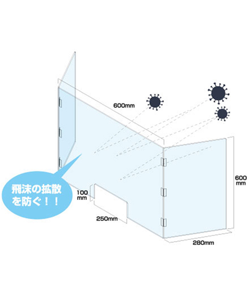 飛沫防止パネル02