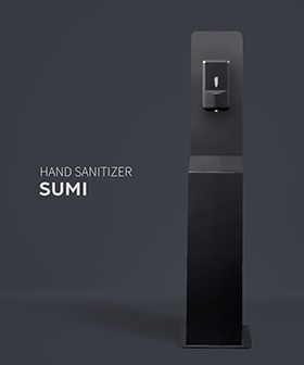 HAND SANITIZER SUMI Floor stand 販売