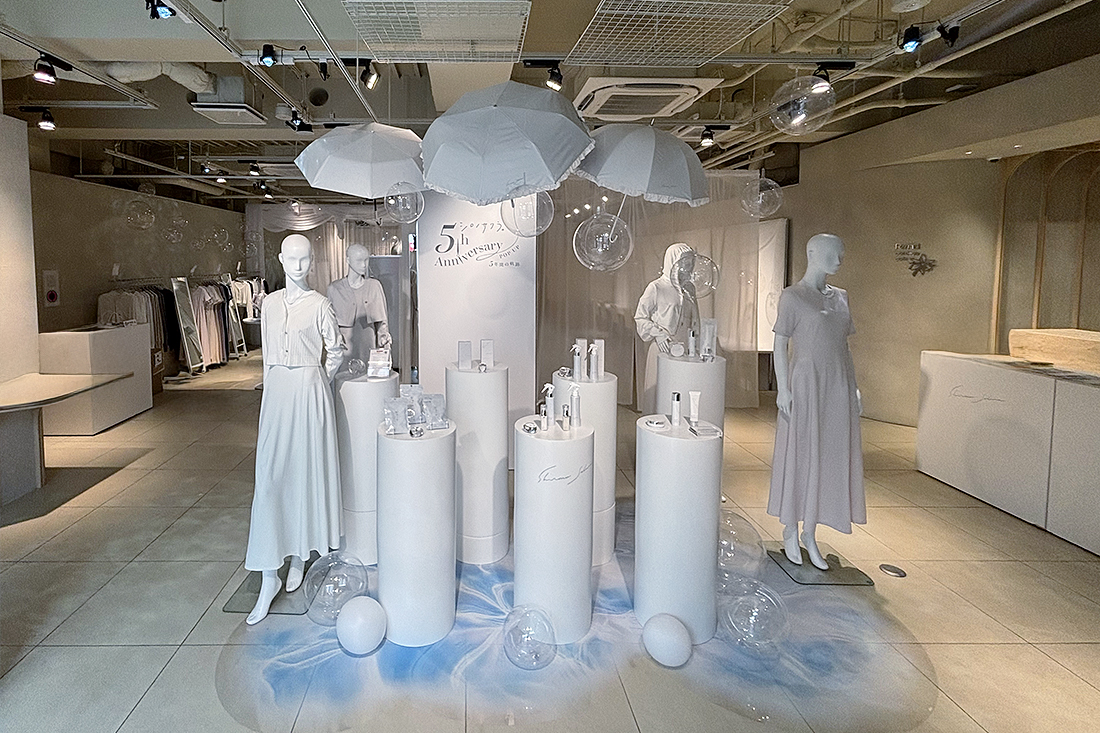 シロノサクラ。5th Anniversary POP UP01