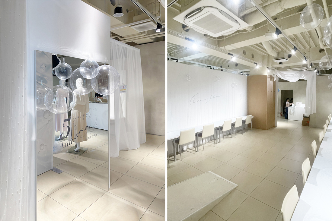 シロノサクラ。5th Anniversary POP UP05