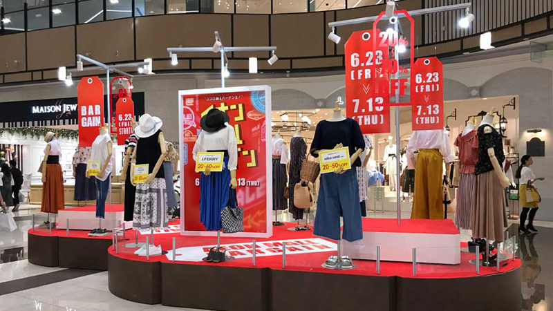イオンモール幕張新都心 水着 浴衣 ウェディング バーゲン 17 事例 イベント 展示会 ディスプレイ アディスミューズ イオンモール幕張新都心 水着 浴衣 ウェディング バーゲン 17 事例 イベント 展示会 ディスプレイ アディスミューズ